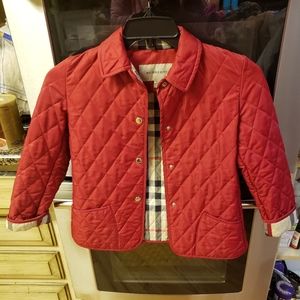 Burberry Girls Quilted Jacket